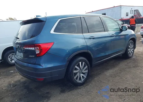 2020 Honda Pilot Awd Ex-L из США, поврежденный, VIN 5FNYF6H55LB021372